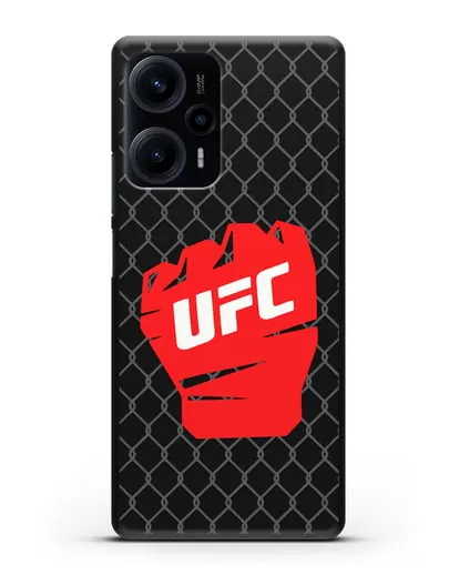 Чехол с изображенем UFC Перчатка силиконовый для Xiaomi Poco F5