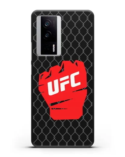 Чехол с изображенем UFC Перчатка силиконовый для Xiaomi Poco F5 Pro