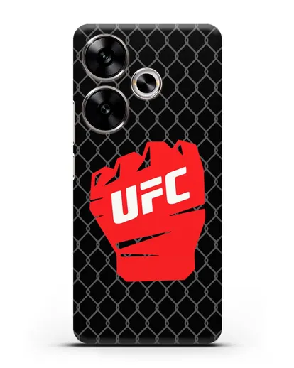 Чехол с изображенем UFC Перчатка силиконовый для Xiaomi Poco F6