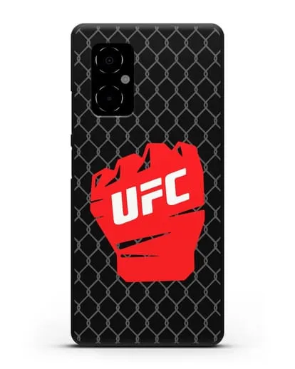 Чехол с изображенем UFC Перчатка силиконовый для Xiaomi Poco M4 5G
