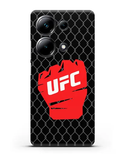 Чехол с изображенем UFC Перчатка силиконовый для Xiaomi Poco M6 Pro