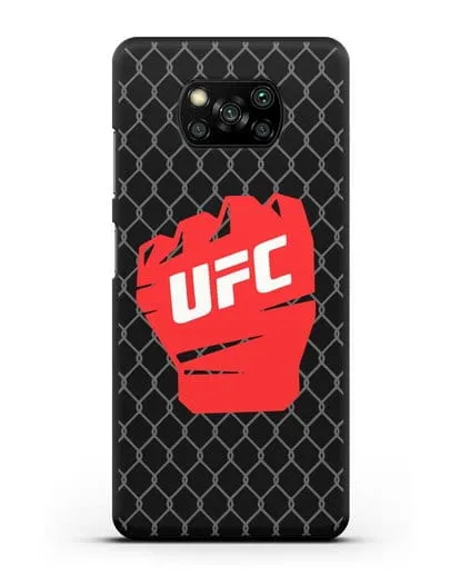 Чехол с изображенем UFC Перчатка силиконовый для Xiaomi Poco X3