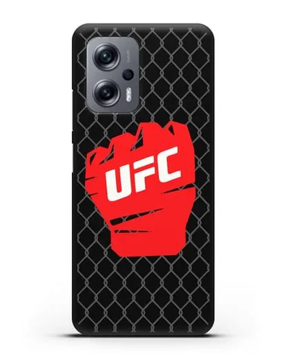 Чехол с изображенем UFC Перчатка силиконовый для Xiaomi Poco X4 GT