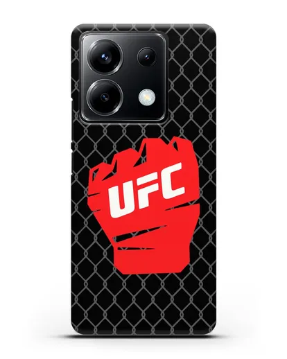 Чехол с изображенем UFC Перчатка силиконовый для Xiaomi Poco X6