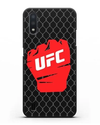 Чехол с изображенем UFC Перчатка силиконовый для Samsung Galaxy A01 [SM-A015F]
