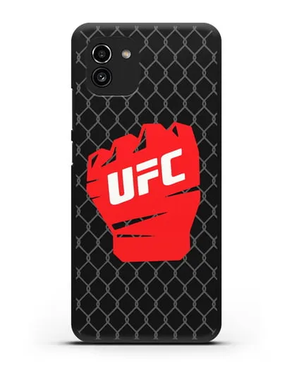 Чехол с изображенем UFC Перчатка силиконовый для Samsung Galaxy A03 [SM-A035]