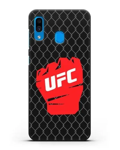 Чехол с изображенем UFC Перчатка силиконовый для Samsung Galaxy A30 [SM-A305FN]
