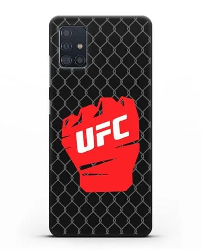 Чехол с изображенем UFC Перчатка силиконовый для Samsung Galaxy A51 [SM-A515F]