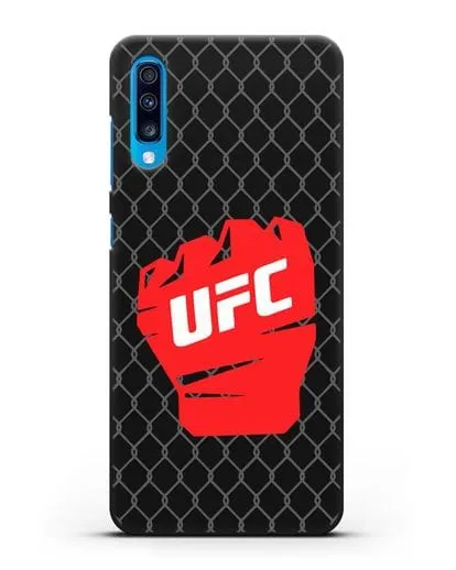 Чехол с изображенем UFC Перчатка силиконовый для Samsung Galaxy A70 [SM-A705F]