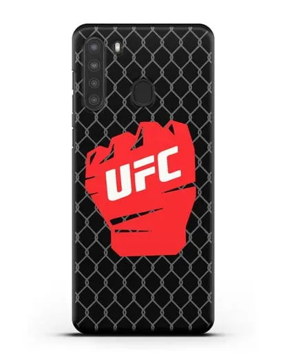 Чехол с изображенем UFC Перчатка силиконовый для Samsung Galaxy A21 [SM-A215]