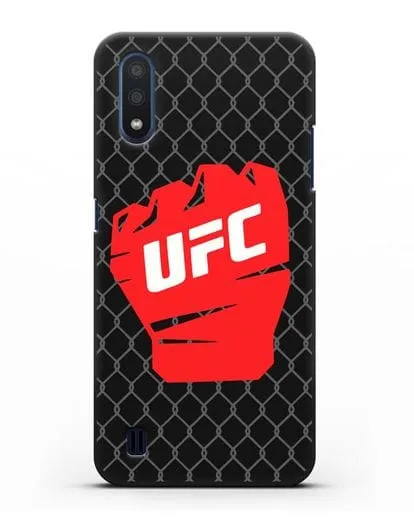 Чехол с изображенем UFC Перчатка силиконовый для Samsung Galaxy M01 [SM-M015F]