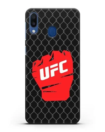 Чехол с изображенем UFC Перчатка силиконовый для Samsung Galaxy M20 [SM-M205F]