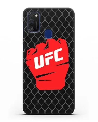Чехол с изображенем UFC Перчатка силиконовый для Samsung Galaxy M21 [SM-M215F]