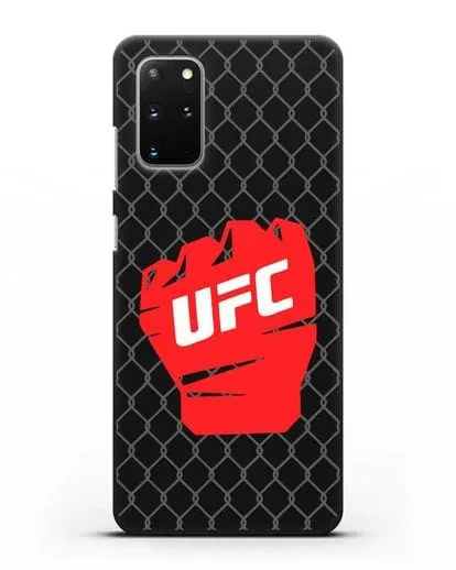 Чехол с изображенем UFC Перчатка силиконовый для Samsung Galaxy S20 Plus [SM-G985F]
