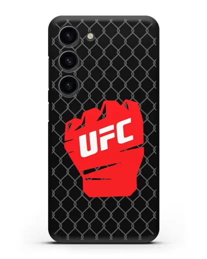 Чехол с изображенем UFC Перчатка силиконовый для Samsung Galaxy S23 [SM-S911]