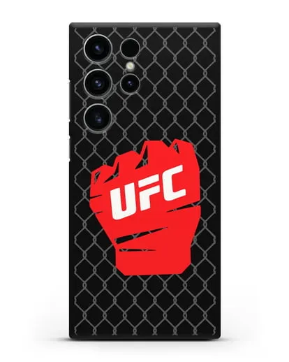 Чехол с изображенем UFC Перчатка силиконовый для Samsung Galaxy S23 Ultra [SM-S918]