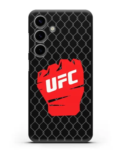 Чехол с изображенем UFC Перчатка силиконовый для Samsung Galaxy S24