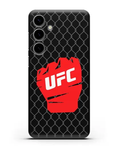 Чехол с изображенем UFC Перчатка силиконовый для Samsung Galaxy S24 Plus
