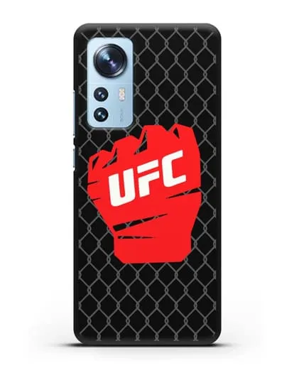 Чехол с изображенем UFC Перчатка силиконовый для Xiaomi 12 Pro