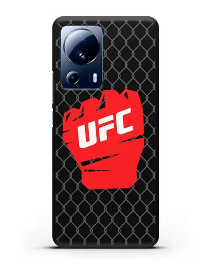 Чехол с изображенем UFC Перчатка силиконовый для Xiaomi 13 Lite