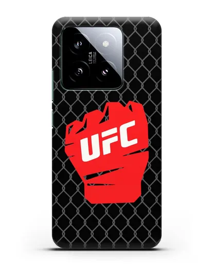Чехол с изображенем UFC Перчатка силиконовый для Xiaomi 14