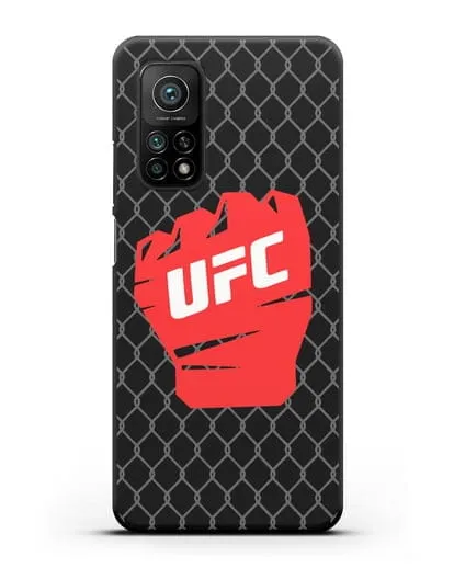 Чехол с изображенем UFC Перчатка силиконовый для Xiaomi Mi 10T