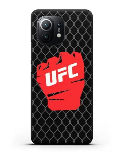 Чехол с изображенем UFC Перчатка силиконовый для Xiaomi Mi 11