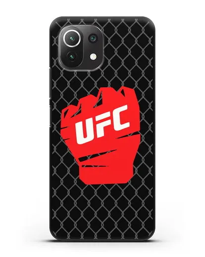 Чехол с изображенем UFC Перчатка силиконовый для Xiaomi Mi 11 Lite