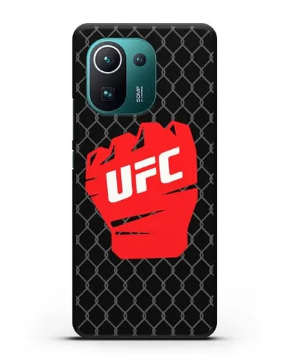 Чехол с изображенем UFC Перчатка силиконовый для Xiaomi Mi 11 Pro