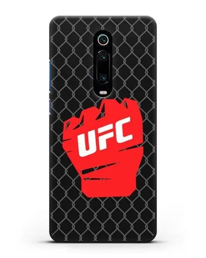Чехол с изображенем UFC Перчатка силиконовый для Xiaomi Mi 9T