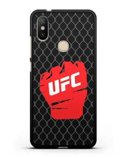 Чехол с изображенем UFC Перчатка силиконовый для Xiaomi Mi A2