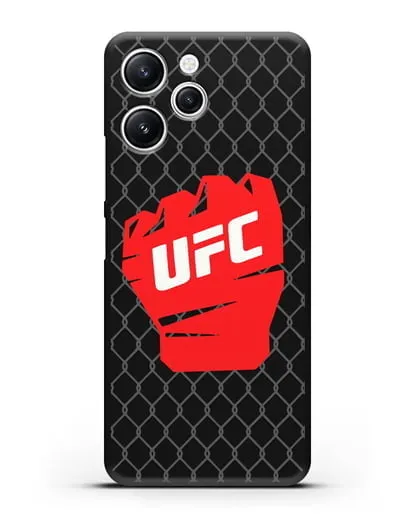 Чехол с изображенем UFC Перчатка силиконовый для Xiaomi Redmi 12