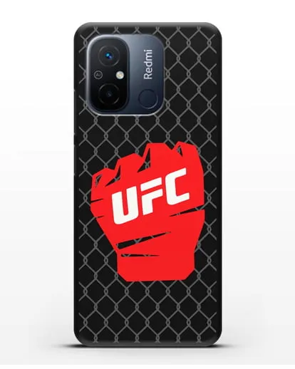 Чехол с изображенем UFC Перчатка силиконовый для Xiaomi Redmi 12C