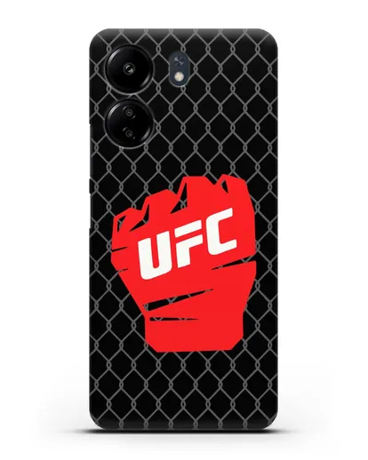 Чехол с изображенем UFC Перчатка силиконовый для Xiaomi Redmi 13C