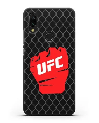 Чехол с изображенем UFC Перчатка силиконовый для Xiaomi Redmi 7