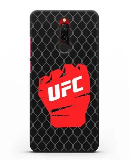 Чехол с изображенем UFC Перчатка силиконовый для Xiaomi Redmi 8