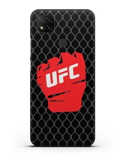 Чехол с изображенем UFC Перчатка силиконовый для Xiaomi Redmi 9C