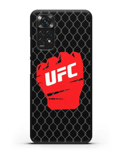 Чехол с изображенем UFC Перчатка силиконовый для Xiaomi Redmi Note 11S