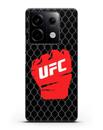 Чехол с изображенем UFC Перчатка силиконовый для Xiaomi Redmi Note 13 Pro 5G