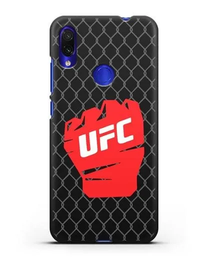 Чехол с изображенем UFC Перчатка силиконовый для Xiaomi Redmi Note 7