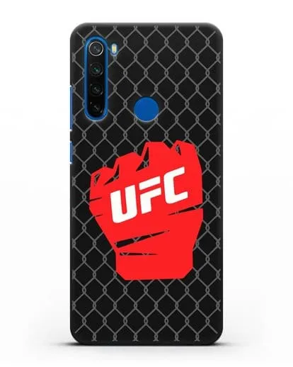 Чехол с изображенем UFC Перчатка силиконовый для Xiaomi Redmi Note 8