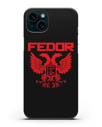Чехол с гербом Fedor The Last Emperor силиконовый для iPhone 15 Plus