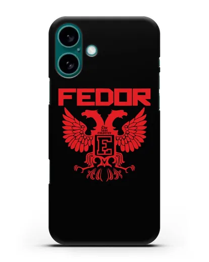 Чехол с гербом Fedor The Last Emperor силиконовый для iPhone 16 Plus