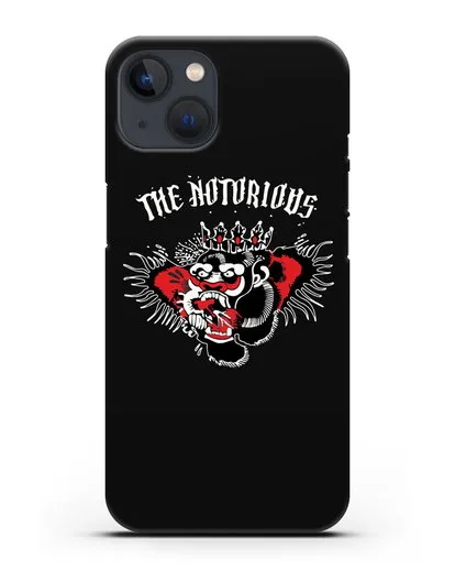 Чехол с логотипом The Notorious силиконовый для iPhone 13