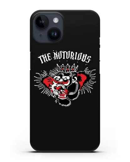 Чехол с логотипом The Notorious силиконовый для iPhone 14
