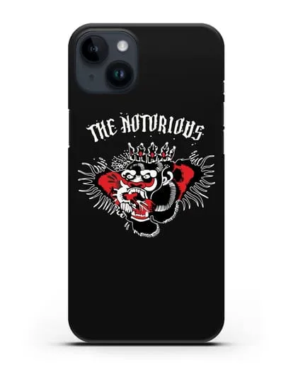 Чехол с логотипом The Notorious силиконовый для iPhone 14 Plus