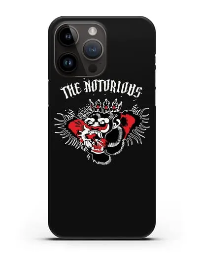 Чехол с логотипом The Notorious силиконовый для iPhone 14 Pro Max