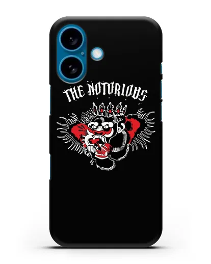 Чехол с логотипом The Notorious силиконовый для iPhone 16