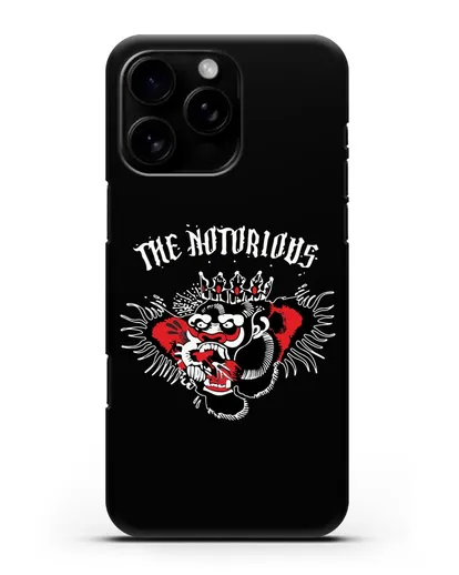 Чехол с логотипом The Notorious силиконовый для iPhone 16 Pro Max
