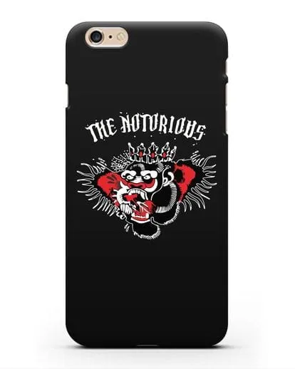 Чехол с логотипом The Notorious силиконовый для iPhone 6s Plus